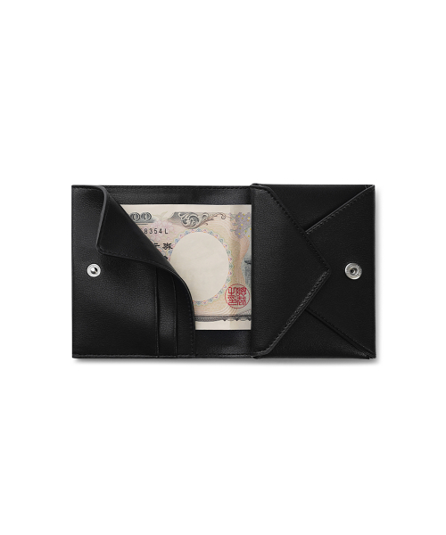 SOTY FOLD COIN WALLET - BLACK