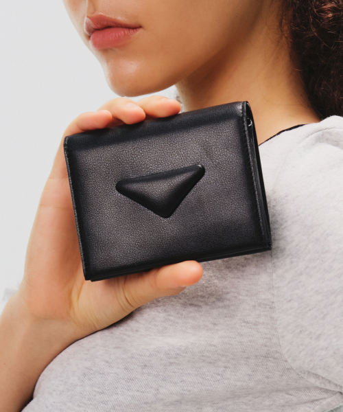 SOTY FOLD COIN WALLET - BLACK
