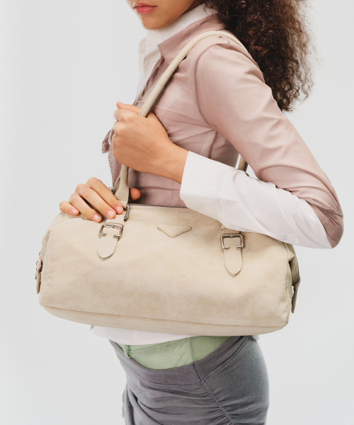 SOTY BUCKLE BAG - OAT CREAM