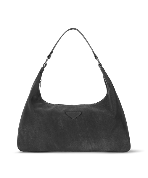 SOTY HOBO BAG - NUBUCK GREY