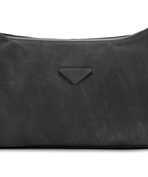 SOTY HOBO BAG - NUBUCK GREY