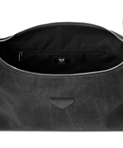 SOTY HOBO BAG - NUBUCK GREY