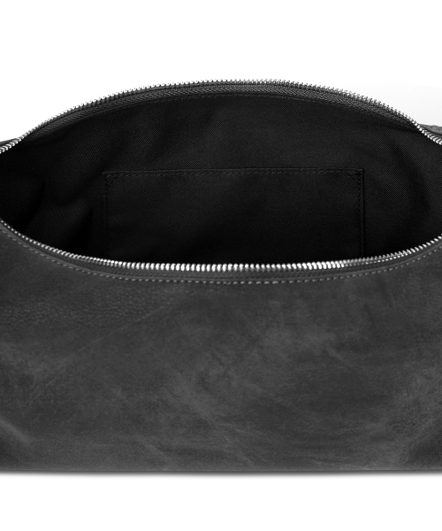 SOTY HOBO BAG - NUBUCK GREY
