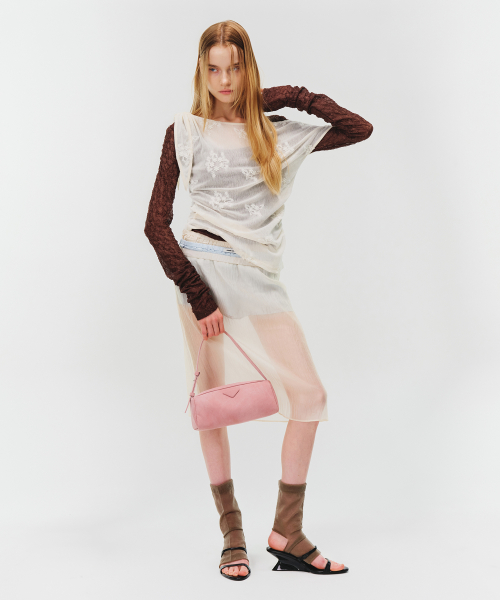 SOTY MELLOW BAG - NUBUCK PINK