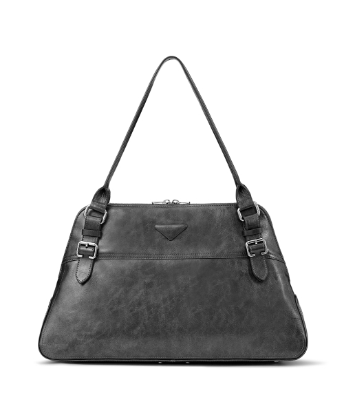 [Rosieline PICK] SOTY BOWLING BAG - METAL GRAY
