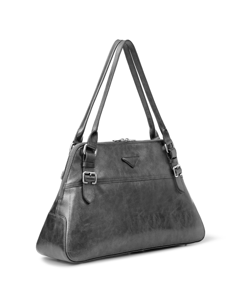 [Rosieline PICK] SOTY BOWLING BAG - METAL GRAY