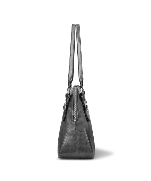 [Rosieline PICK] SOTY BOWLING BAG - METAL GRAY