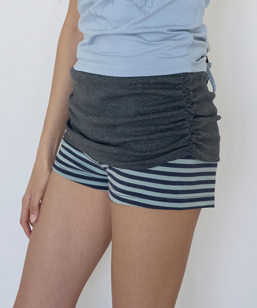 Ruched Tie Shorts (MINT)