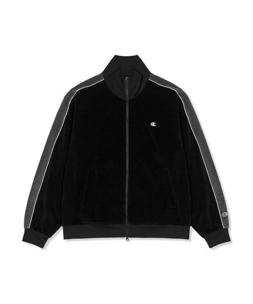 벨루어 트랙 재킷 Black
