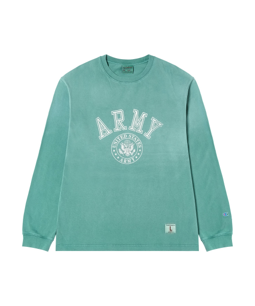 헤리티지 ARMY 롱슬리브 티셔츠 Green