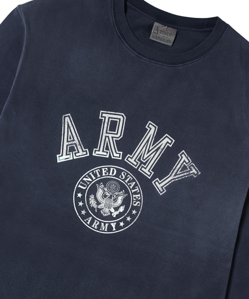 헤리티지 ARMY 롱슬리브 티셔츠 Dark Grey