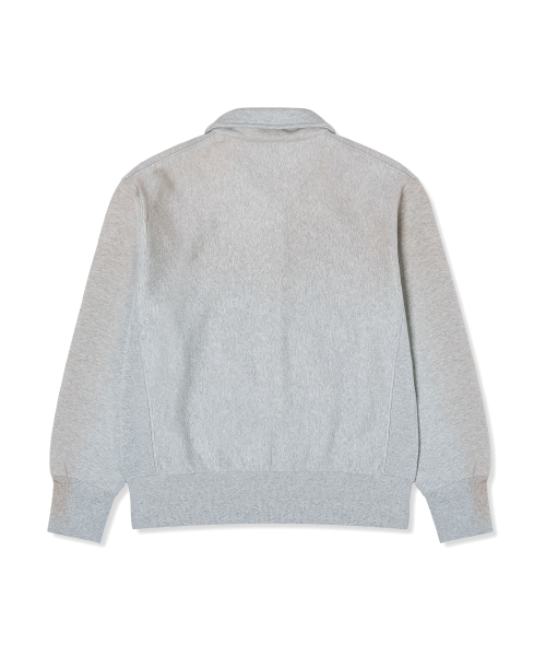 ARMY 스웨트 집업 가디건 Medium Grey Melange