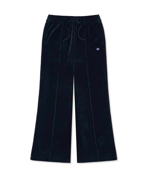 여성 벨루어 부츠컷 팬츠 Navy