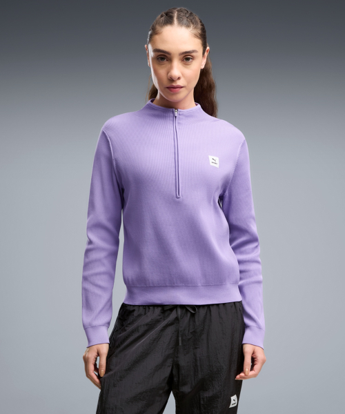 W PUMA X SAYSKY LS 1/2 Zip