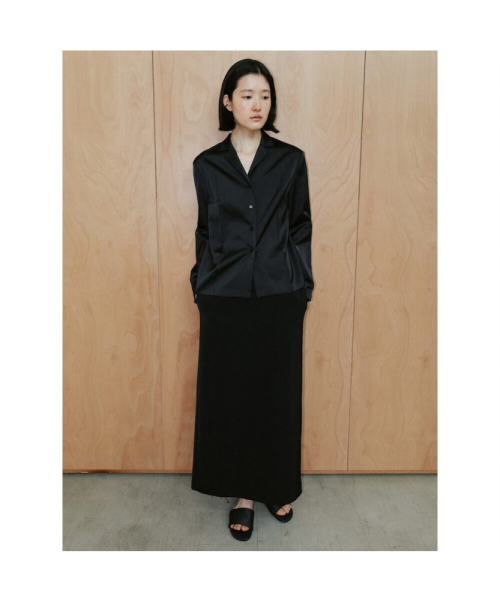 90 s BoSatin Shirt Black (TA6464A035)