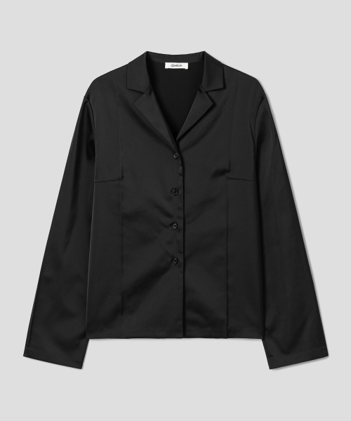 90 s BoSatin Shirt Black (TA6464A035)