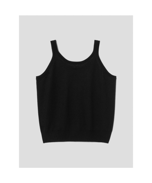 Paul Sleeveless Knit Top Black (TA6451A035)