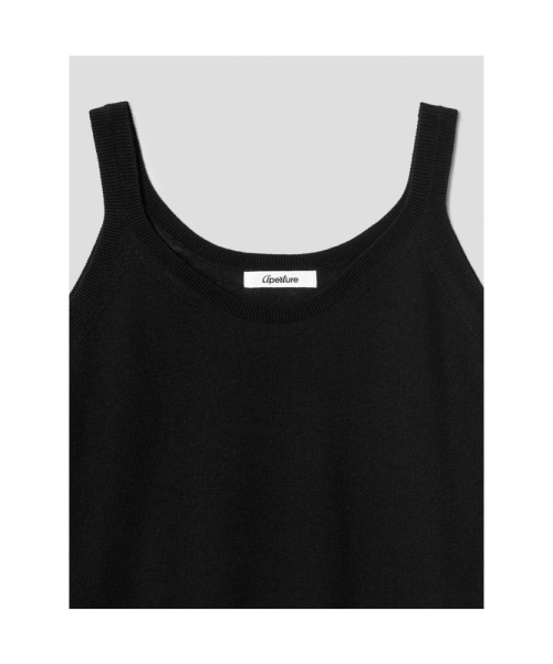 Paul Sleeveless Knit Top Black (TA6451A035)