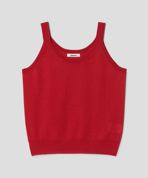 Paul Sleeveless Knit Top Red (TA6451A036)