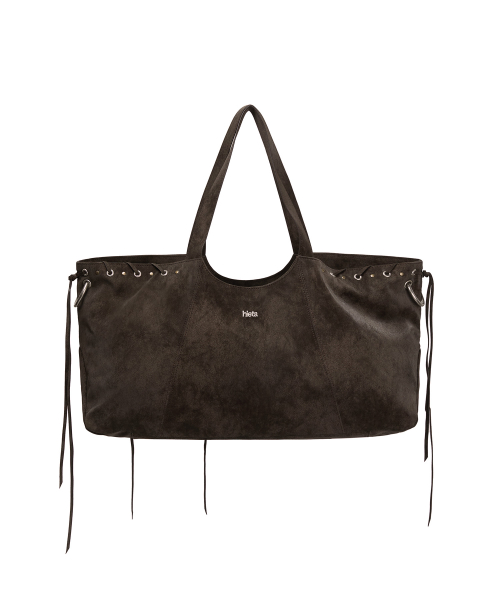 [X hieta] BECKY FRINGE BAG_BROWN