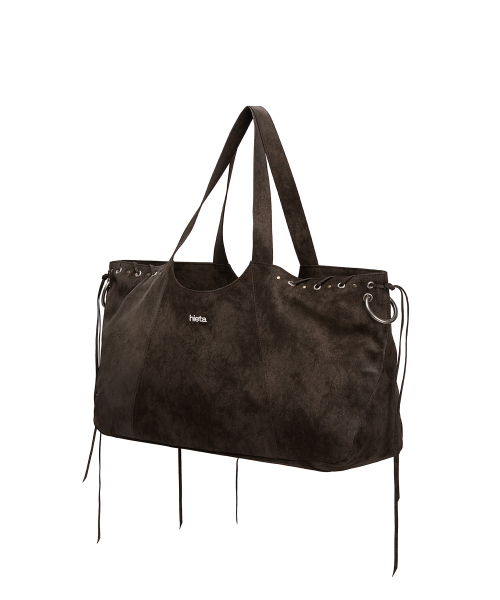 [X hieta] BECKY FRINGE BAG_BROWN