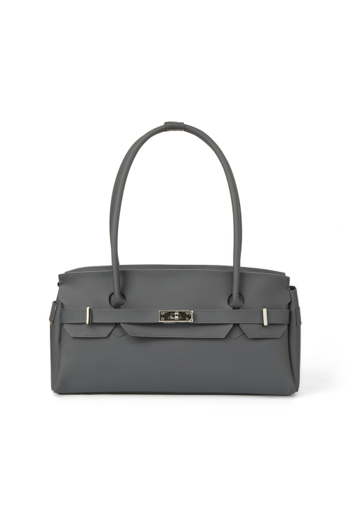 JELLY TWO-WAY BAG IN CHARCOAL