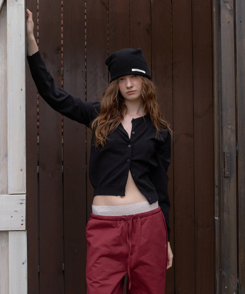 Liddle round cardigan - Black