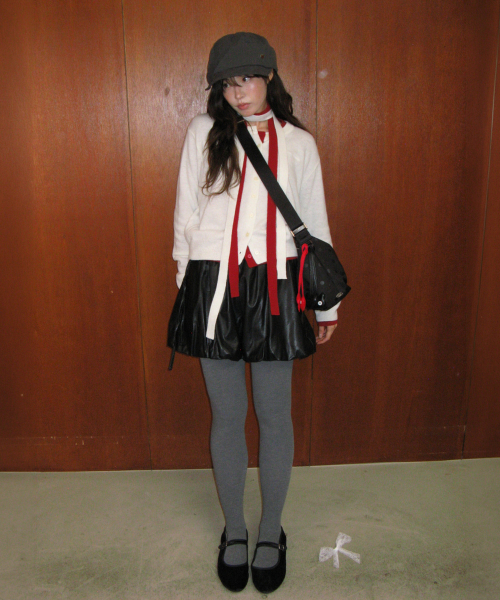 BASIC WOOL ARCHIVE CARDIGAN IVORY