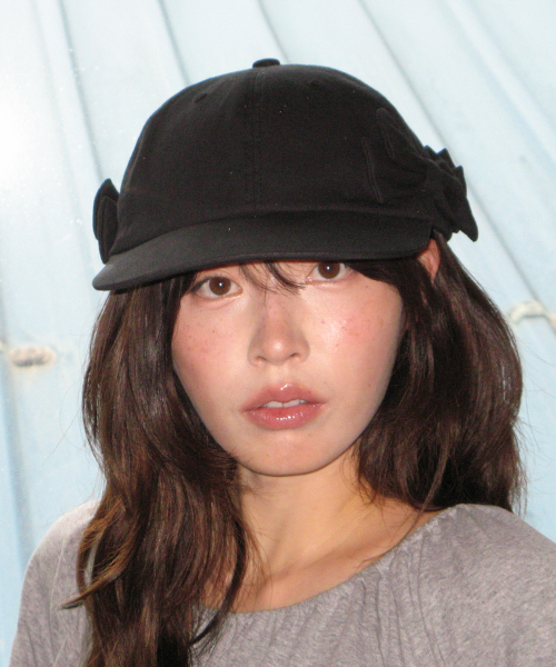 TRIPLE RIBBON WASHED BALL CAP BLACK
