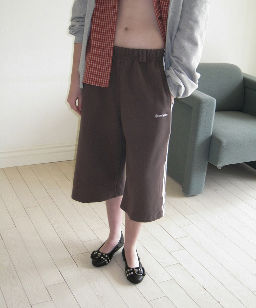 Bask bermuda track pants - Brown