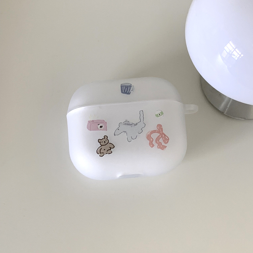 삐뚤 빼뚤 에어팟 버즈 케이스