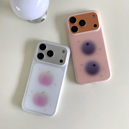 Blur Fruits Translucent Phone Case