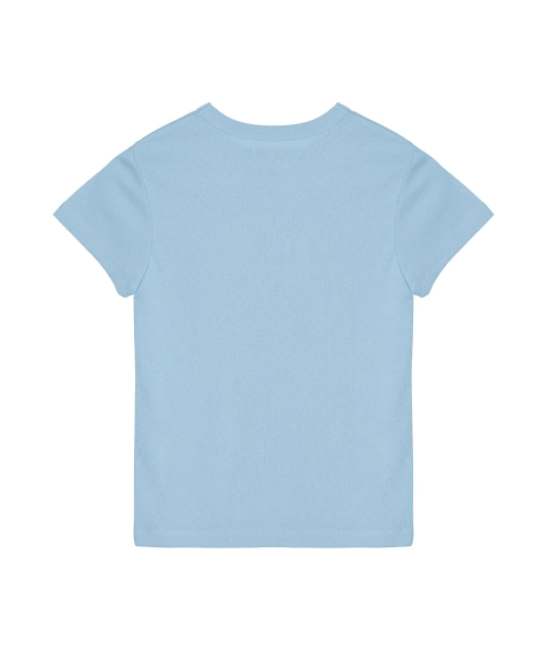 ESSENTIAL HALF SLEEVE TOP_SKY BLUE