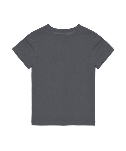 ESSENTIAL HALF SLEEVE TOP_CHARCOAL