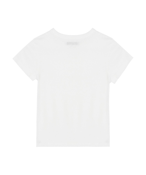 ESSENTIAL HALF SLEEVE TOP_WHITE