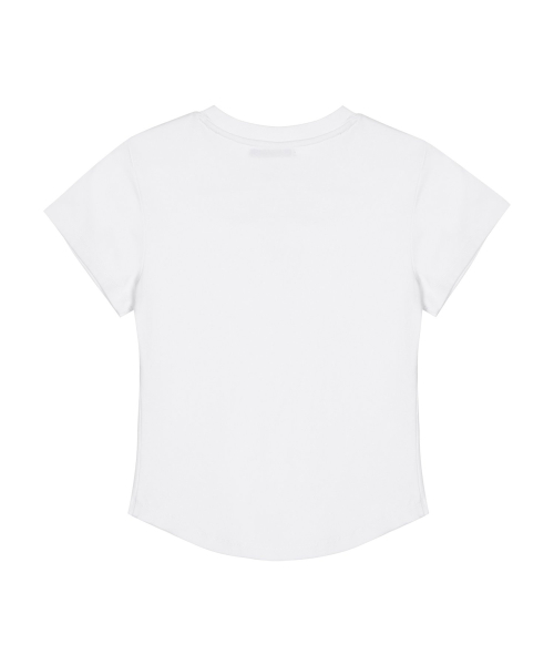 CURVED SLIM TOP_WHITE