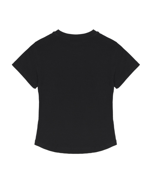 CURVED SLIM TOP_BLACK