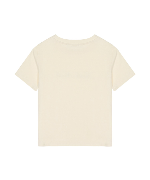NICOLE LOGO GRAPHIC HALF TOP_CREAM