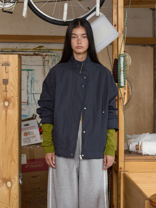 High-Neck Blouson Jumper MU2678JP803M