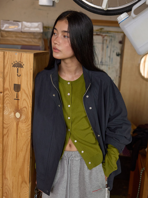 High-Neck Blouson Jumper MU2678JP803M