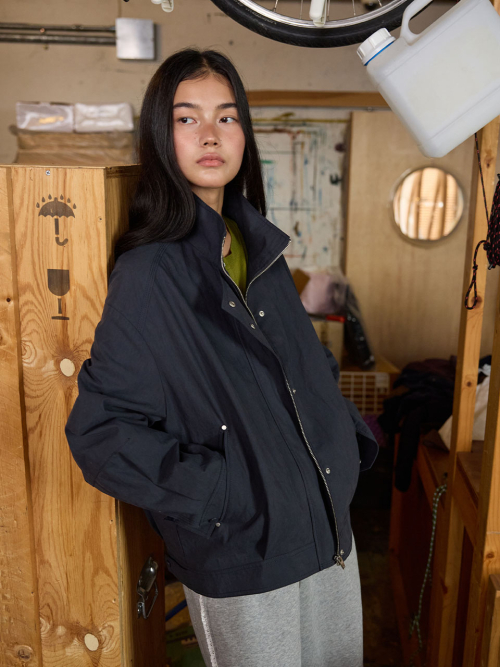 High-Neck Blouson Jumper MU2678JP803M