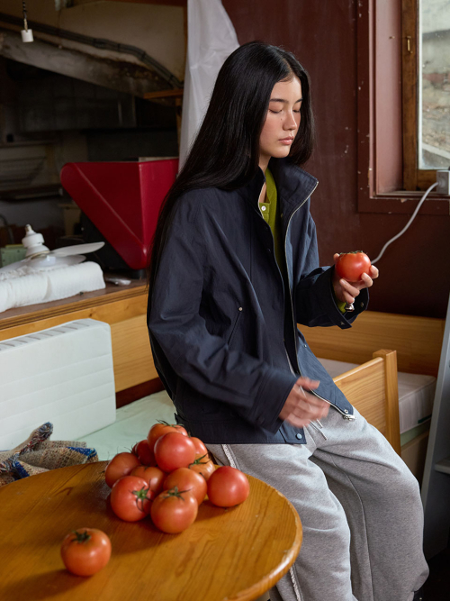 High-Neck Blouson Jumper MU2678JP803M