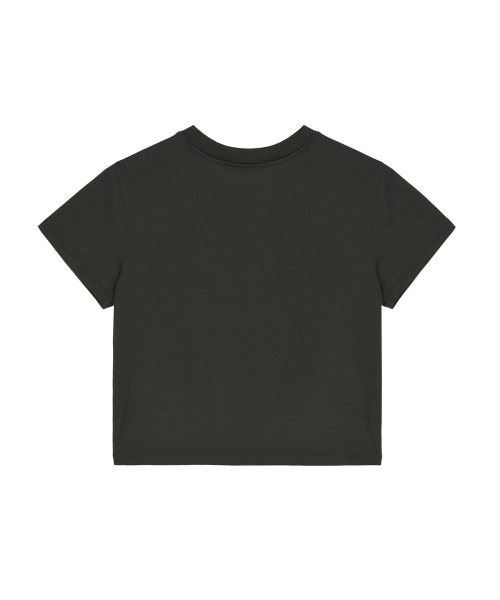 NICOLE BUTTERFLY CROP TOP_CHACOAL
