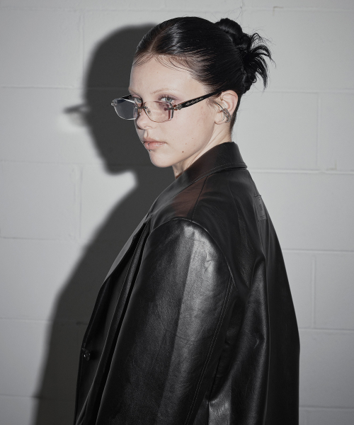 Opti Basic Oversized Leather Jacket_Black