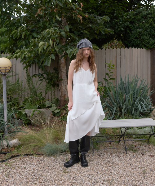 Tua layered long dress - Ivory