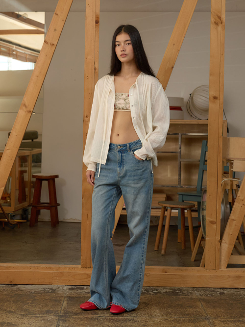 Feminine Pintuck Blouse MU2678BL802M
