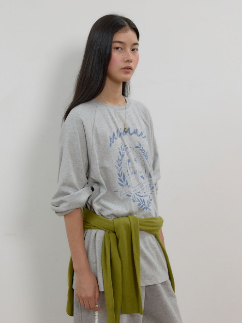 Vintage Graphic Long Sleeve T-Shirt MU2678TS803M