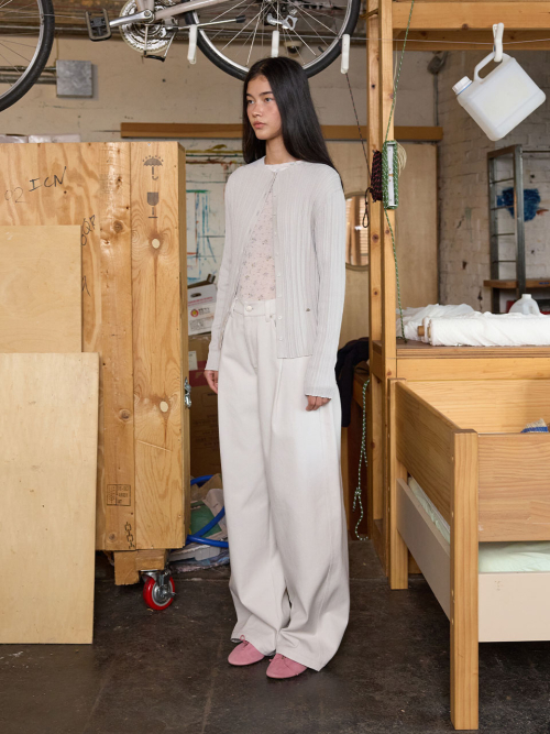 Barrel Leg Cotton Pants MU2678PT803M