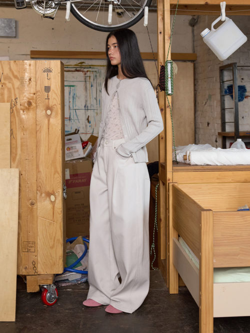 Barrel Leg Cotton Pants MU2678PT803M