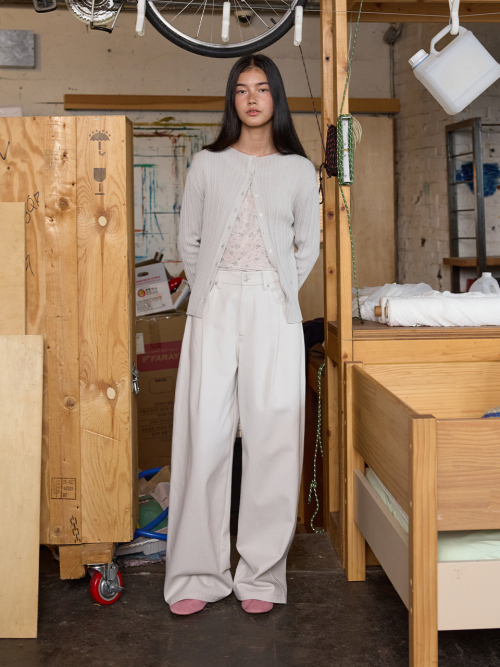 Barrel Leg Cotton Pants MU2678PT803M